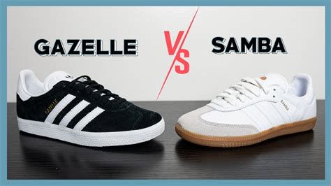 diferencia entre adidas samba y gazelle|adidas gazelle vs samba shoes.